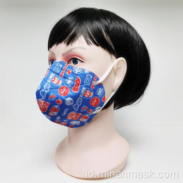 Masker wajah Kn95 sekali pakai yang bernapas